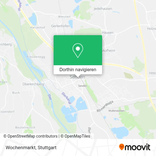 Wochenmarkt Karte
