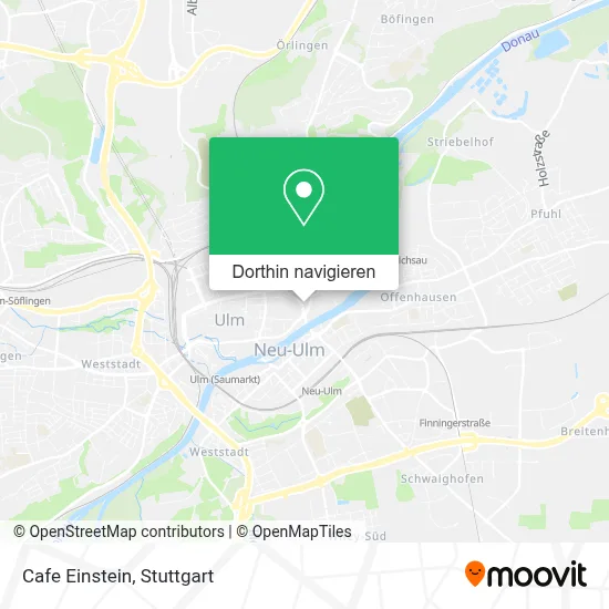 Cafe Einstein Karte