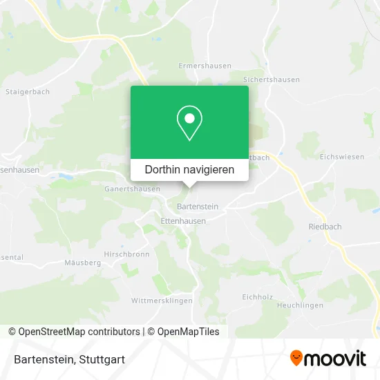 Bartenstein Karte