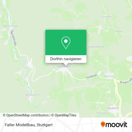Faller Modellbau Karte