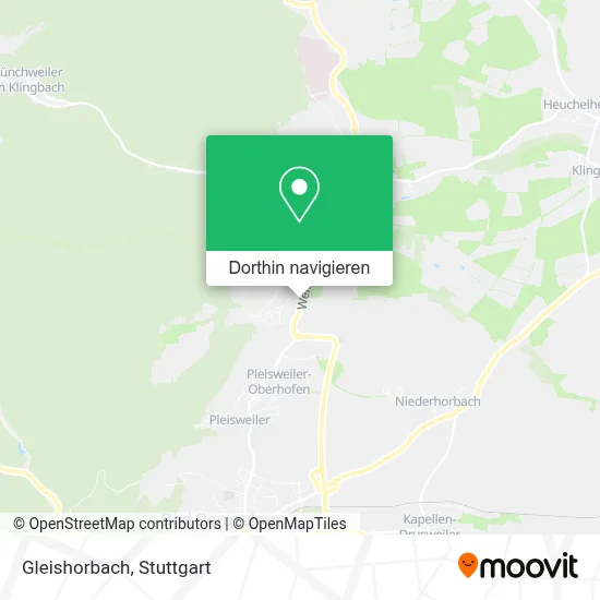 Gleishorbach Karte