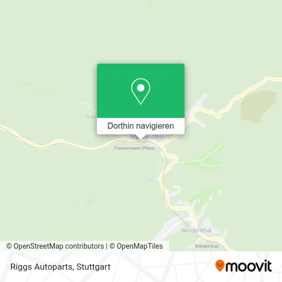 Riggs Autoparts Karte