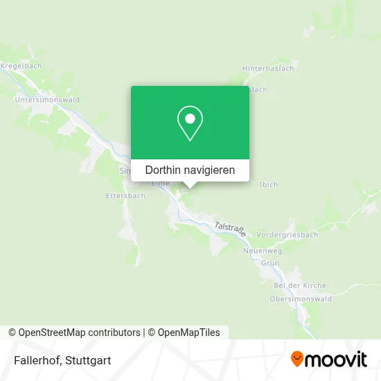 Fallerhof Karte