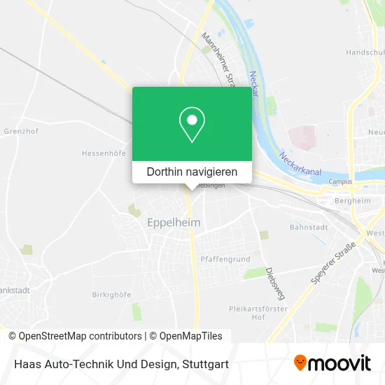 Haas Auto-Technik Und Design Karte