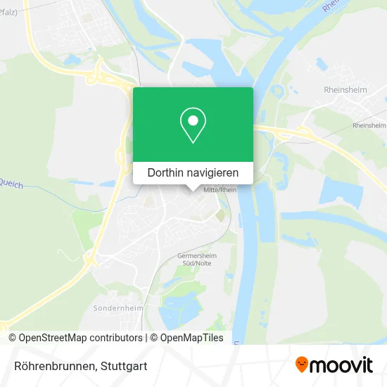 Röhrenbrunnen Karte