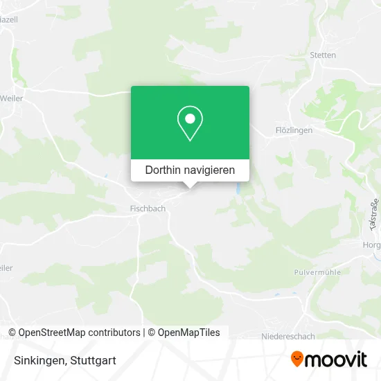 Sinkingen Karte
