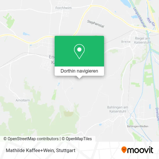 Mathilde Kaffee+Wein Karte