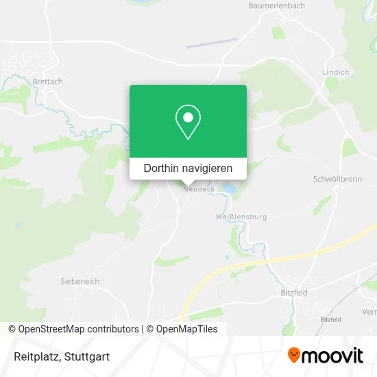 Reitplatz Karte