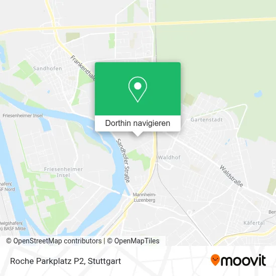 Roche Parkplatz P2 Karte