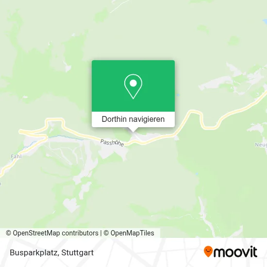 Busparkplatz Karte