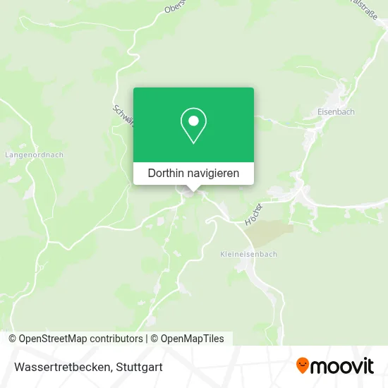 Wassertretbecken Karte