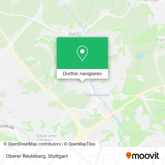 Oberer Reuteberg Karte