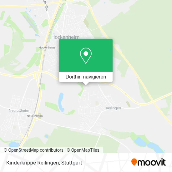 Kinderkrippe Reilingen Karte