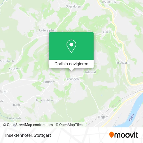 Insektenhotel Karte