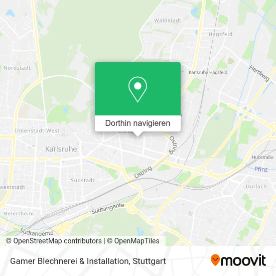 Gamer Blechnerei & Installation Karte