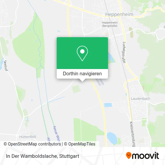 In Der Wamboldslache Karte