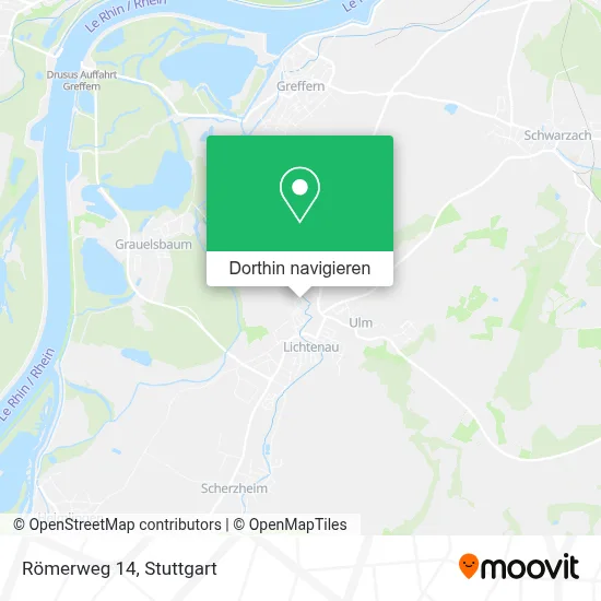 Römerweg 14 Karte