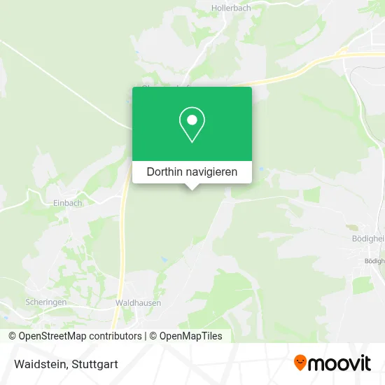 Waidstein Karte