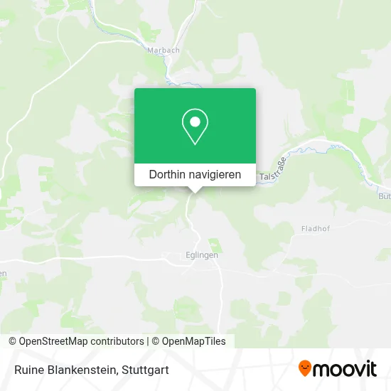Ruine Blankenstein Karte