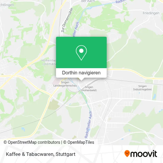 Kaffee & Tabacwaren Karte
