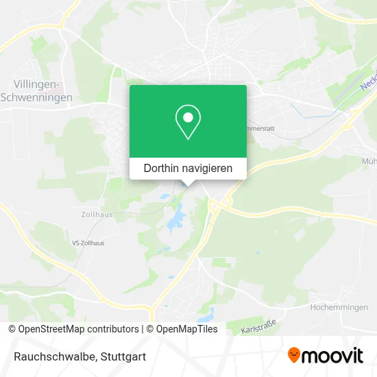 Rauchschwalbe Karte