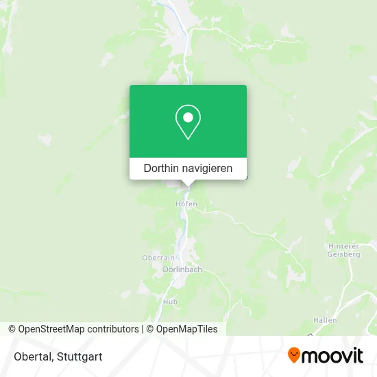 Obertal Karte