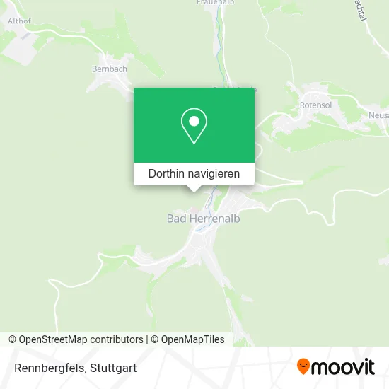Rennbergfels Karte