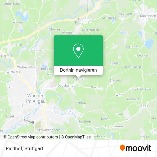 Riedhof Karte