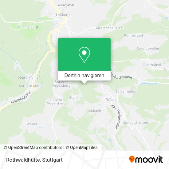 Rothwaldhütte Karte