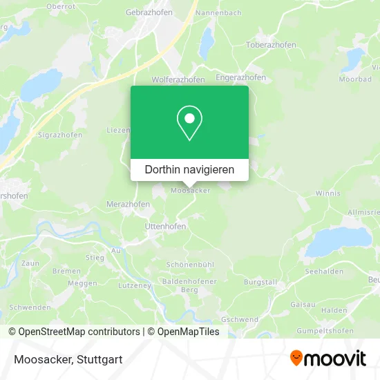 Moosacker Karte
