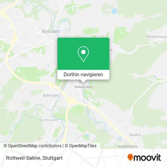Rottweil-Saline Karte