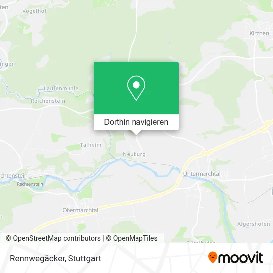 Rennwegäcker Karte