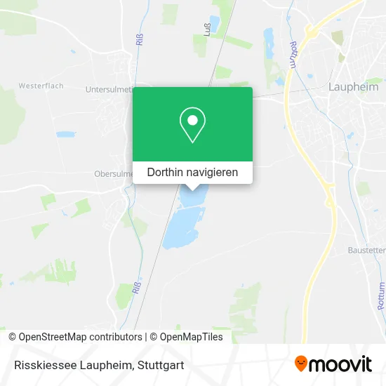 Risskiessee Laupheim Karte