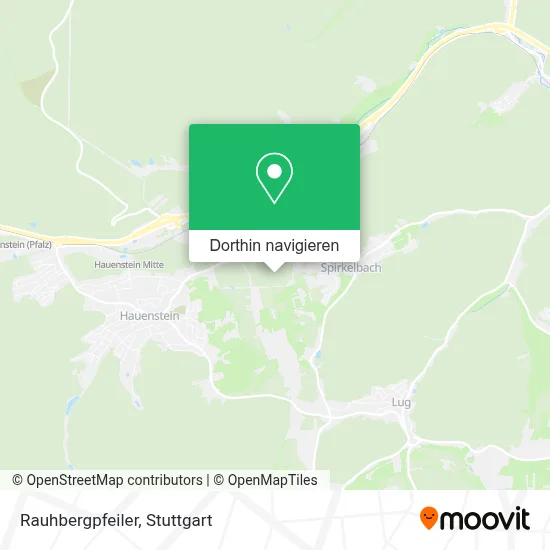 Rauhbergpfeiler Karte