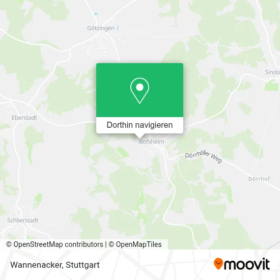 Wannenacker Karte