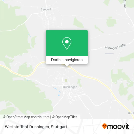 Wertstoffhof Dunningen Karte