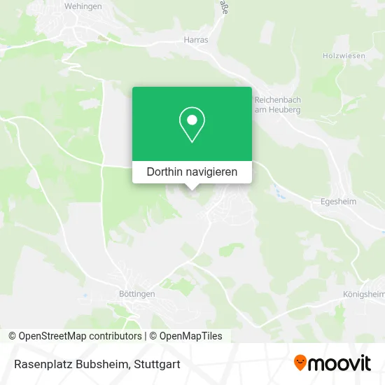 Rasenplatz Bubsheim Karte