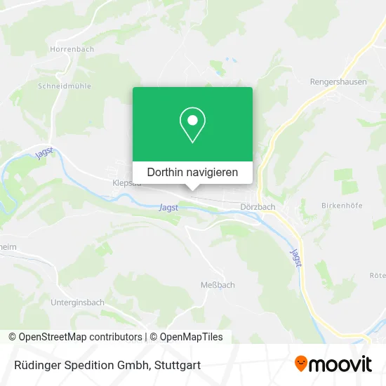 Rüdinger Spedition Gmbh Karte