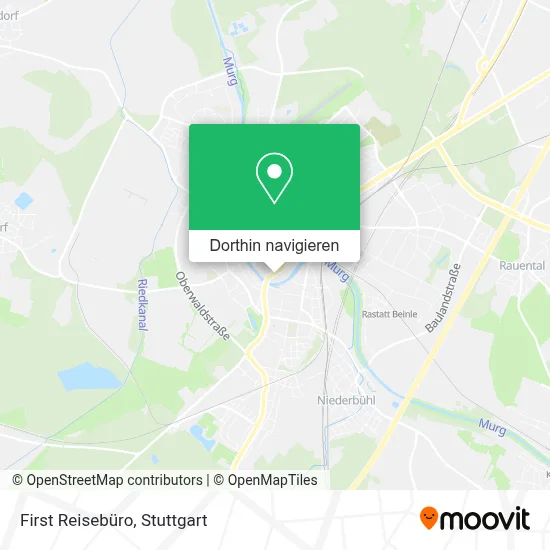 First Reisebüro Karte