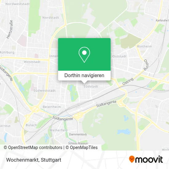 Wochenmarkt Karte