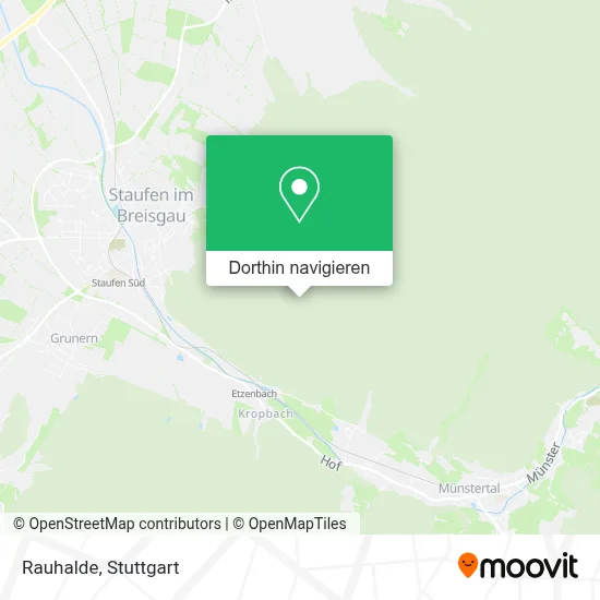 Rauhalde Karte