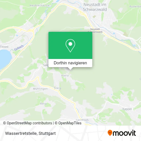 Wassertretstelle Karte