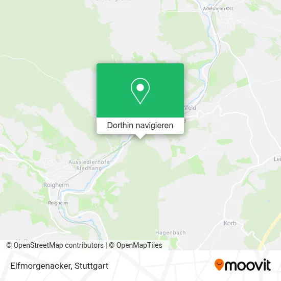 Elfmorgenacker Karte