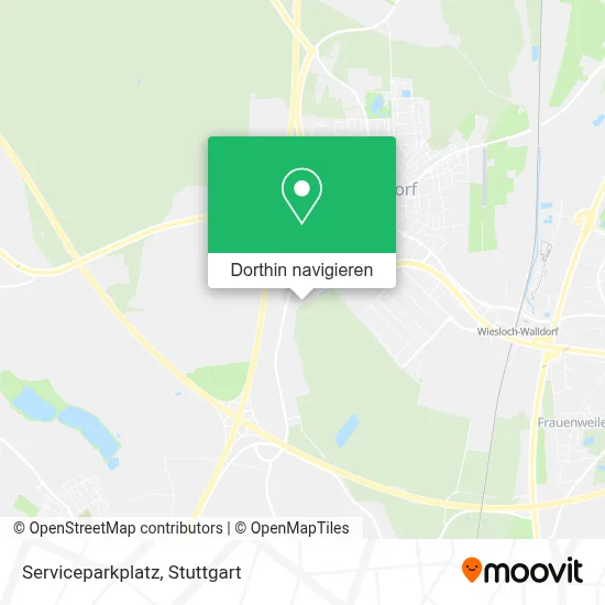 Serviceparkplatz Karte