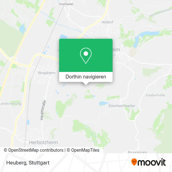 Heuberg Karte