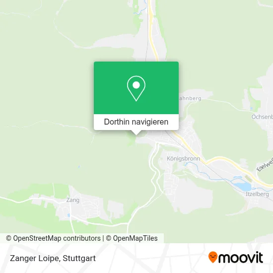 Zanger Loipe Karte