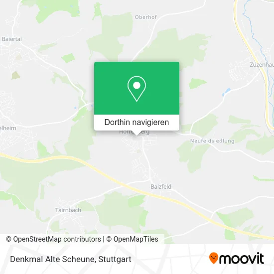 Denkmal Alte Scheune Karte