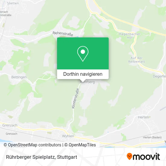 Rührberger Spielplatz Karte