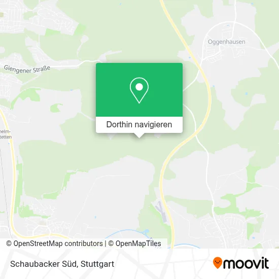Schaubacker Süd Karte