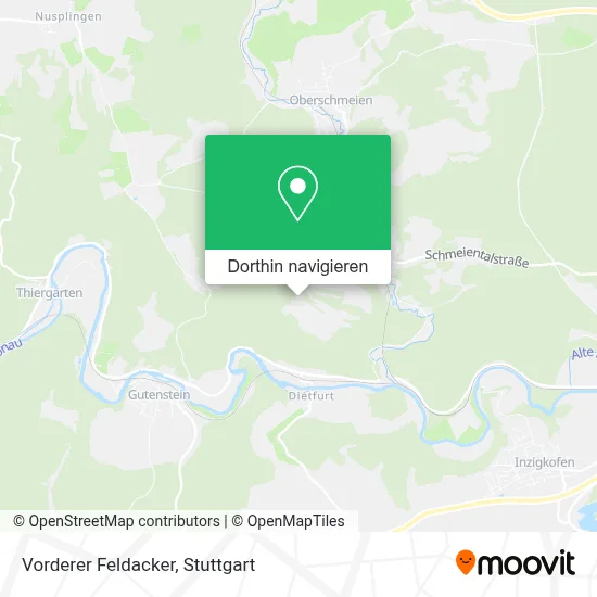 Vorderer Feldacker Karte